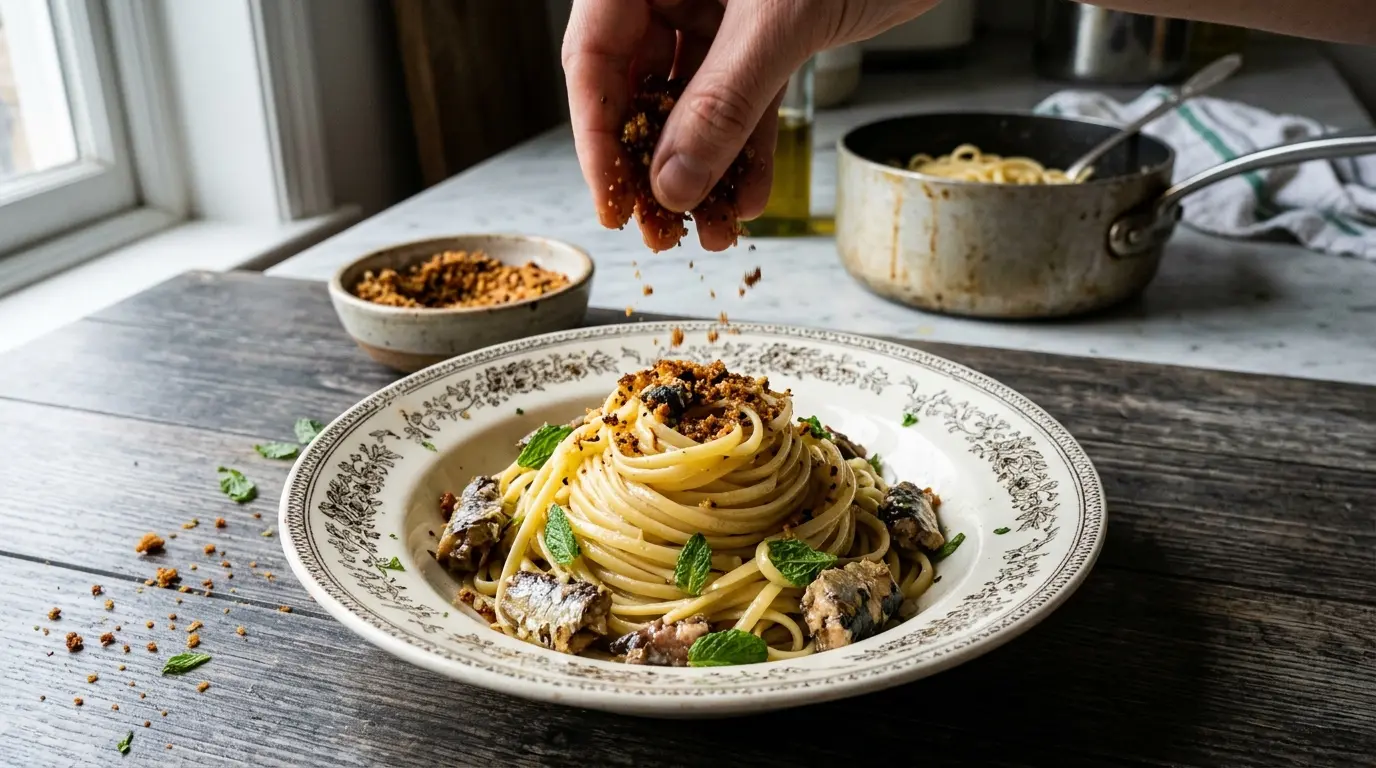 Linguines aux sardines express