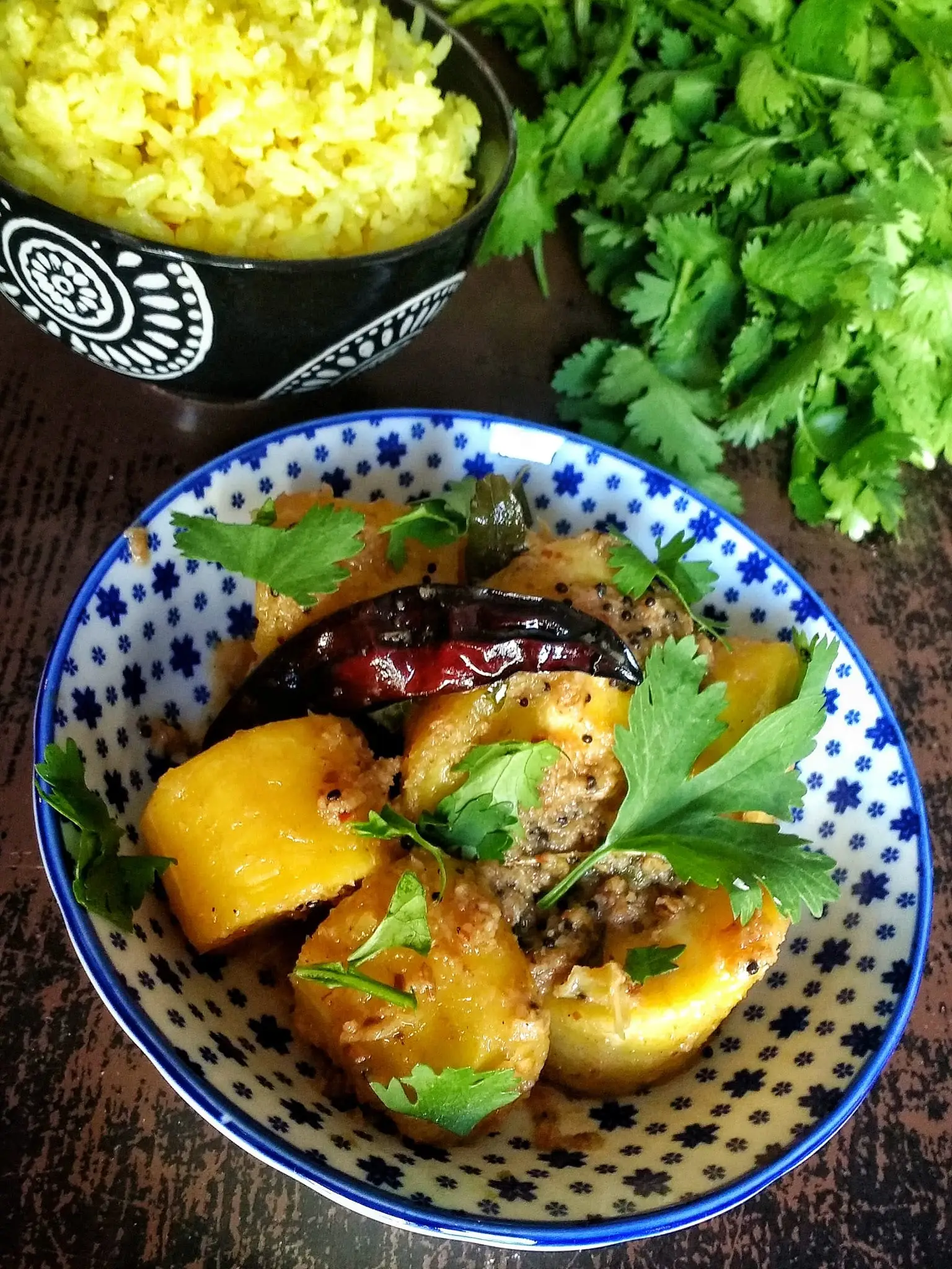 Curry de bananes plantain