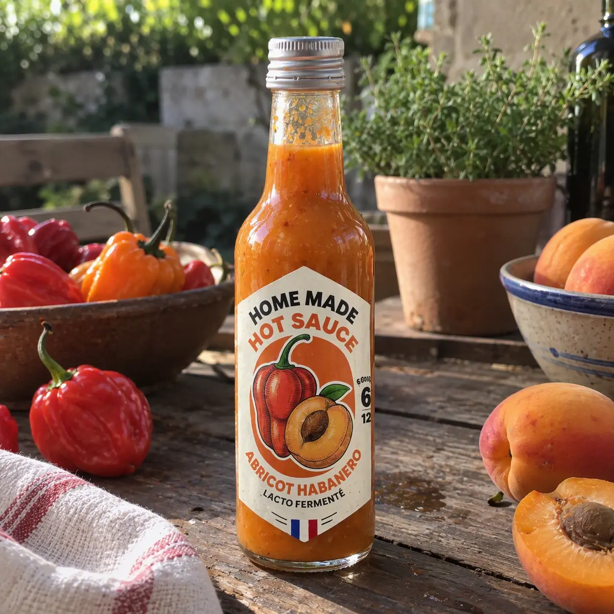 Abricot Habanero hot sauce
