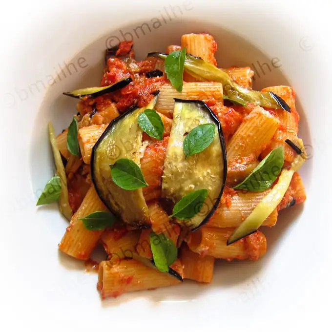 Pasta alla Norma - Pâtes aux Aubergines