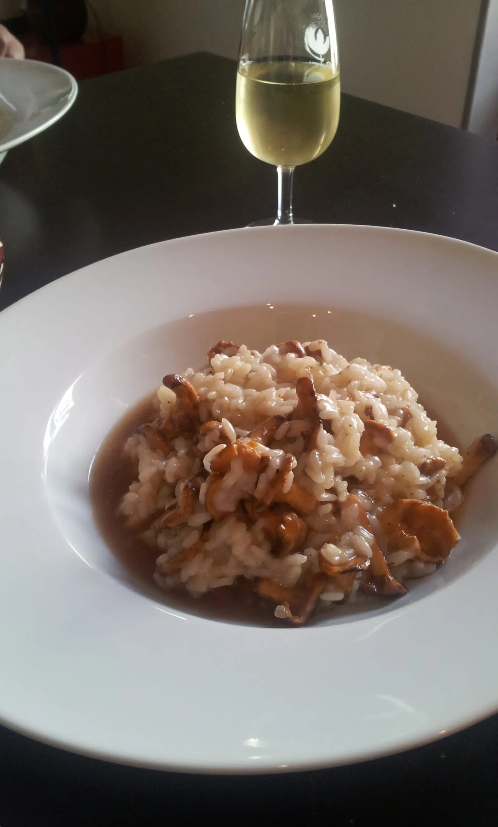 Risotto aux girolles (chanterelles)