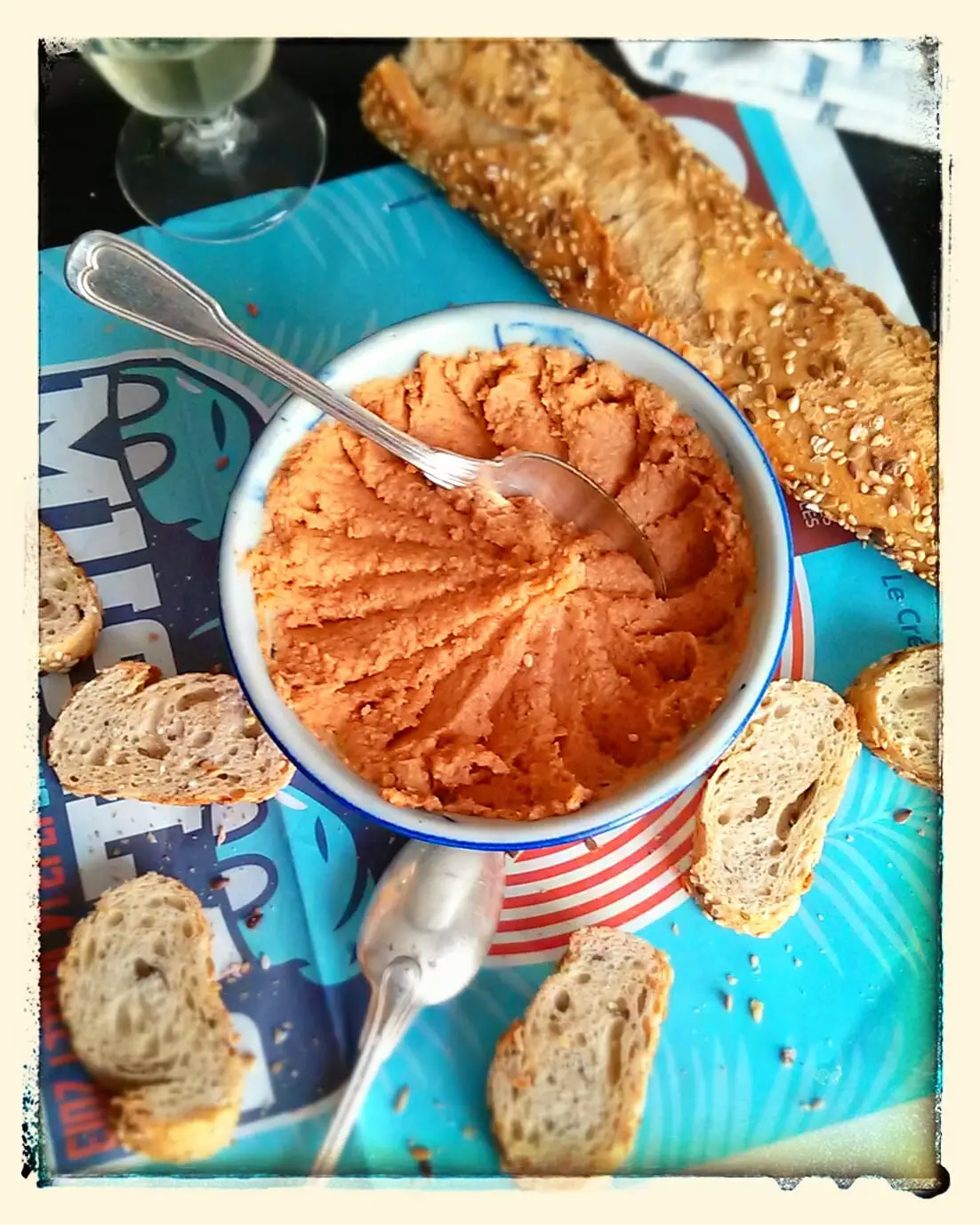 Tartinade d'artichaut à la tomate séchée